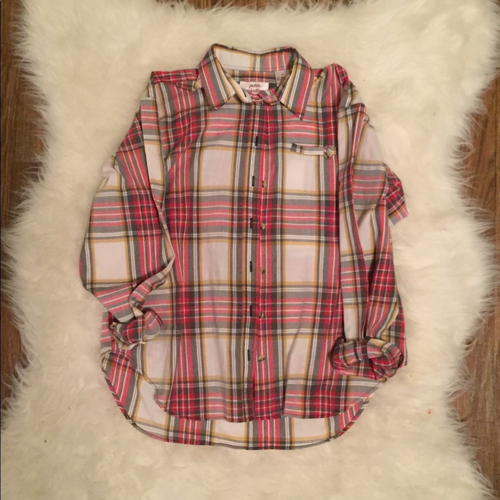 Super Cute Petite Plaid Shirt